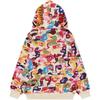 Bape X KidSuper Camo Shark Full Zip Hoodie Unisex 1L23-115-909