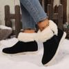 Winter Women's Plus Cotton Shoes Fashion Zipper Keep Warm Platform Shoes for Women Snow Boots Outdoor Casual Women's Ankle Boots