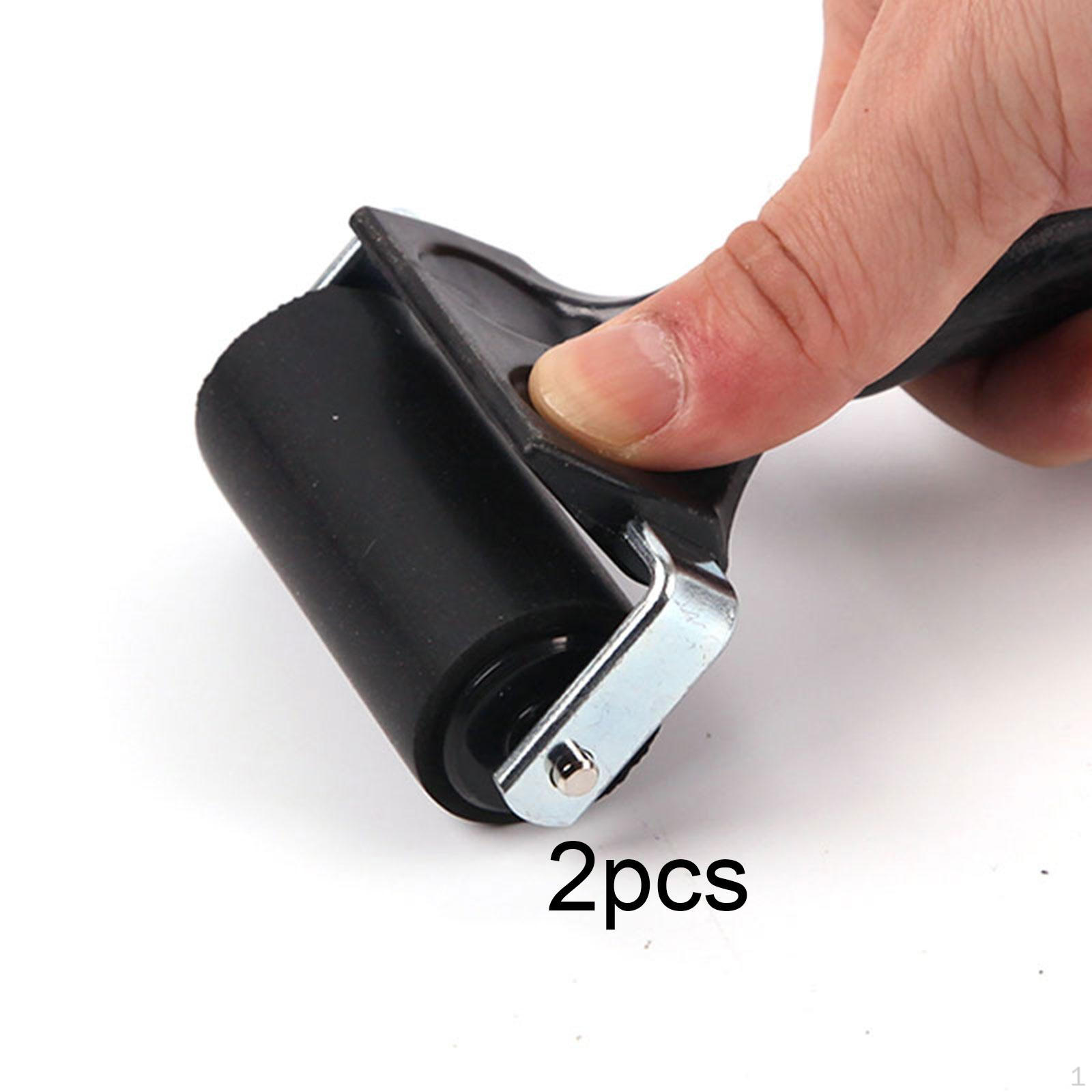 

2 штуки резиновый брейер ролик для краски портативный компактный для печати обоев скрапбуков 6cm