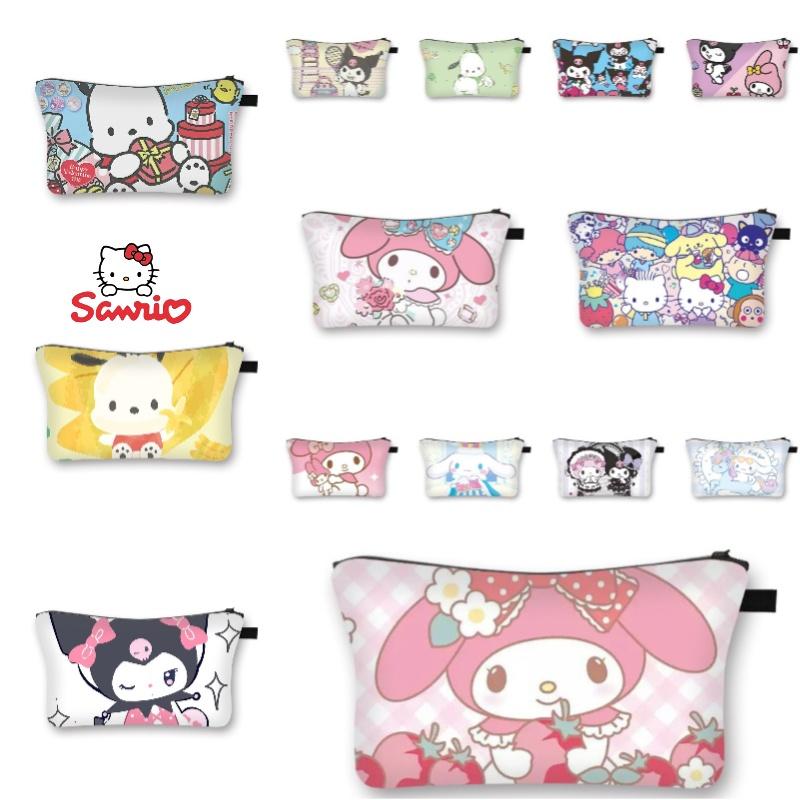 2023 Summer New Style Sanrio Cute Sweet Girl Makeup Bag Cartoon Student Storage Bag Wholesale