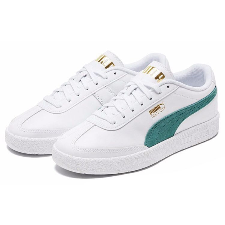 Puma Oslo-City Low Top Sneakers Unisex Sneakers White Green 374976-04