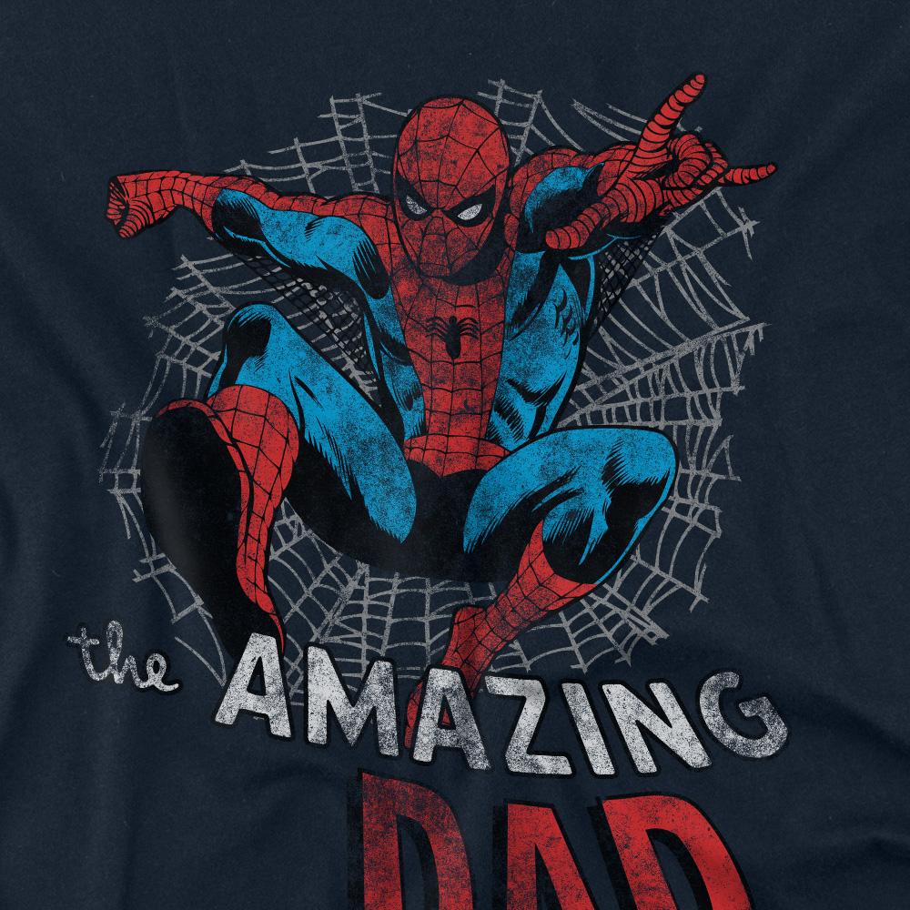 Spider-Man Unisex Adult Spider Dad Fathers Day T-Shirt