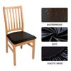 PU Waterproof Chair Cushion Cover  For Kitchen Dining Room Leather Seat Cover Dining Room Chair Seat Cushion Cover