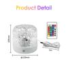 Water Ripple Projector Night Light Crystal Mood Lamp Bedside Home Bedroom Decoration Aesthetic Christmas Gift Sunset Lights