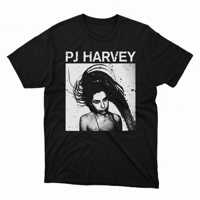 00er PJ Harvey Rid of Me T-Shirt, Musikband Rock Punk Goth Metal Unisex Te