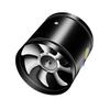 Round Inline Booster Duct Fan Exhaust Ventilation Fan with Low Noise for Kitchens, Bathrooms, Restaurants, Supermarkets