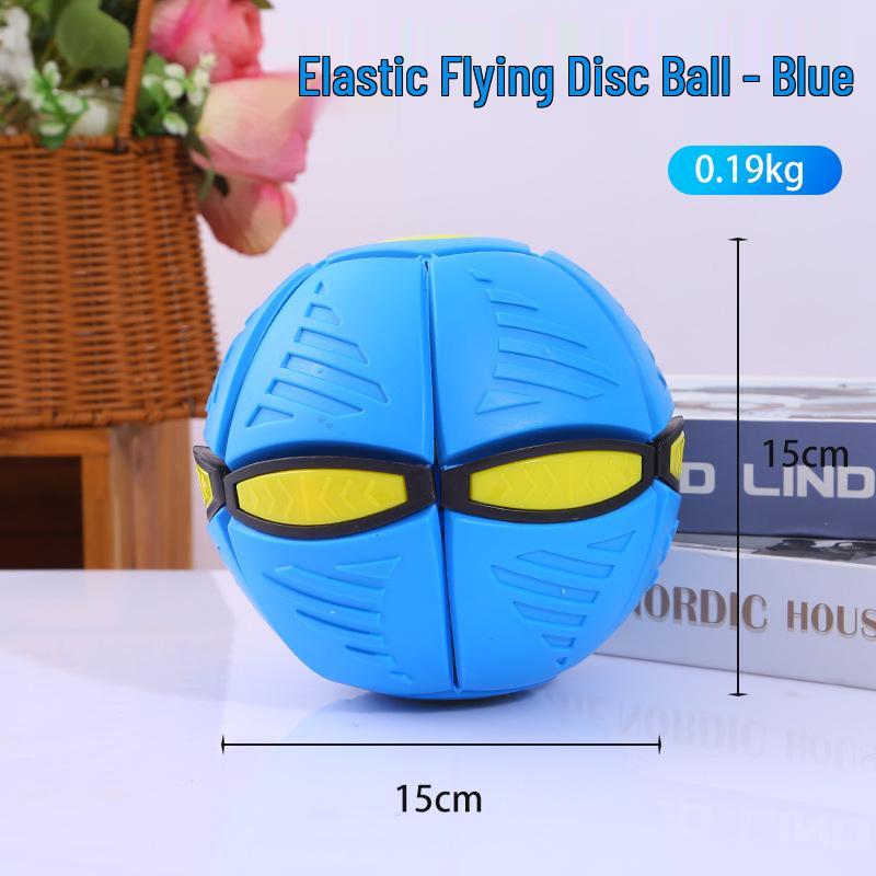 

Волшебный эластичный летающий диск-мяч - Уличная популярная деформируемая игрушка для детей 6 lights синий