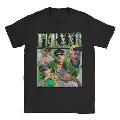 Feid Ferxxo T Shirt Male  Streetwear T Shirts Summer Crewneck Fashion Tee Shirt Casual Oversized Tops