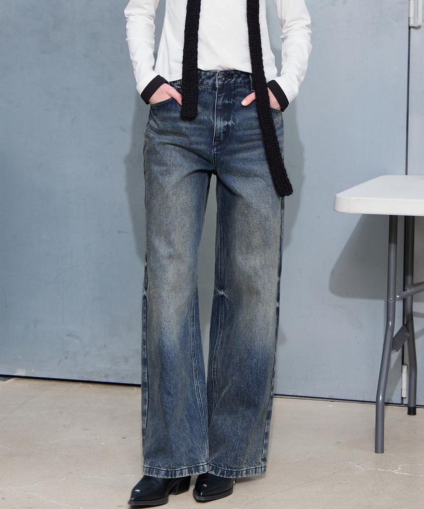 Jeissijeidi Wrap-Wide Denim Jydp0209