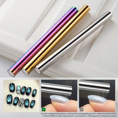 LINMANDA Nail Art Magnetic Stick Nail Art Cat Eye Magnetic Stick Gel Nail Polish Nail Art Supplies Are Suitable for Novice DIY