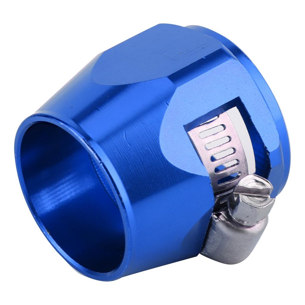 12AN Hose Finisher Clamp Connector Finishing Clip for Fuel Oil Diesel Gas Air Flexible TubeBlue