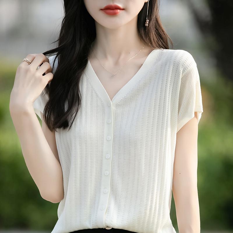 Dámský lehký kardigan z 50% vlny a 50% morušového hedvábí - všestranný úplet na 4 sezóny pro celoroční pohodlí a styl