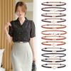 Classic Leather Waist Belt For Women With Adjustable Alloy Buckle Minimalist Fashion