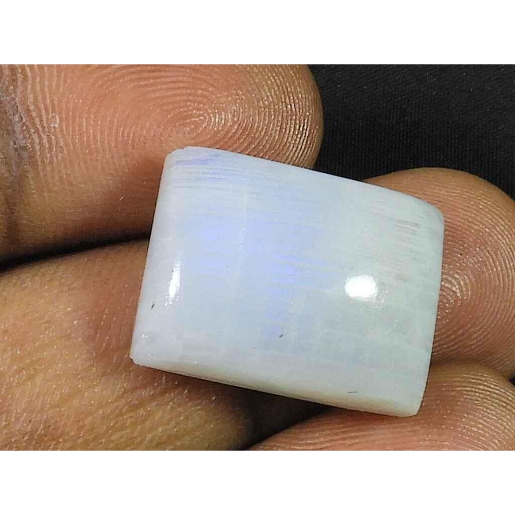 Natural Rainbow Moonstone Octagon Cabochon Loose Loose Gemstone 15X20X8MM SK-1794