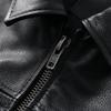 Chinese Size Men Leather Jacket 100% Real Cowhide Black Brown Men's Genuine Leather Coat Male Skin Clothing Autumn Spring Asian Size M601