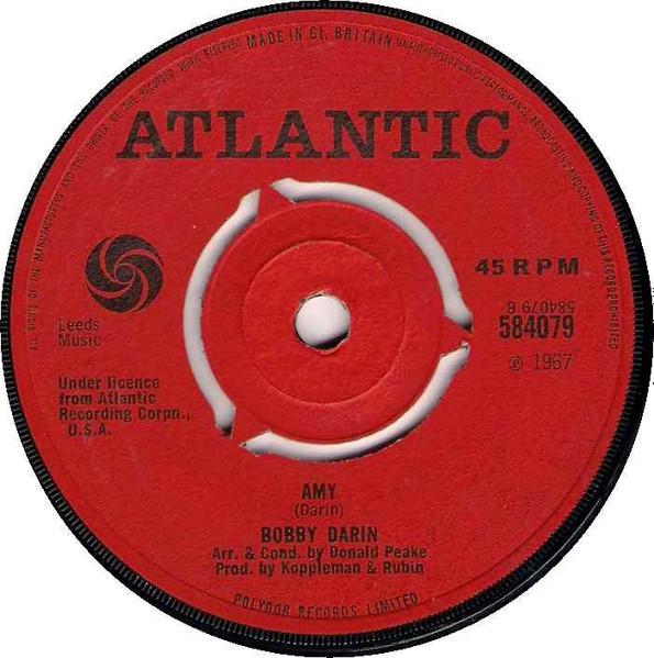 

7inch Record BOBBY DARIN - Lovin You 584079 Atlantic 1967 UK Pop Used