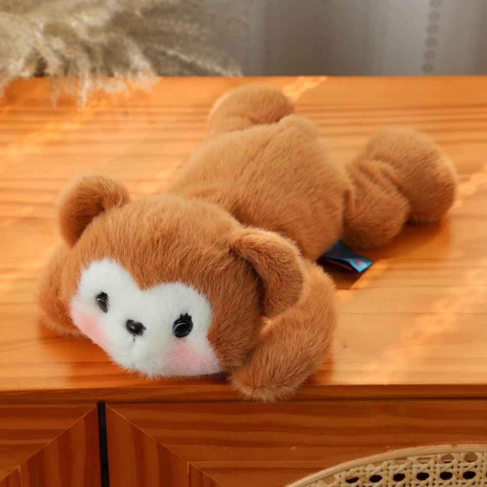 Fluffy Rabbit Plush Doll Lying Posture Stuffed Panda Doll Cute Simulation Animal Toy  Christmas