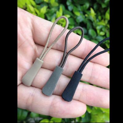 5 Pcs Edc Zipper Pulls Cord Rope Ends Lock Zip Clip Buckle For Clothing Bags