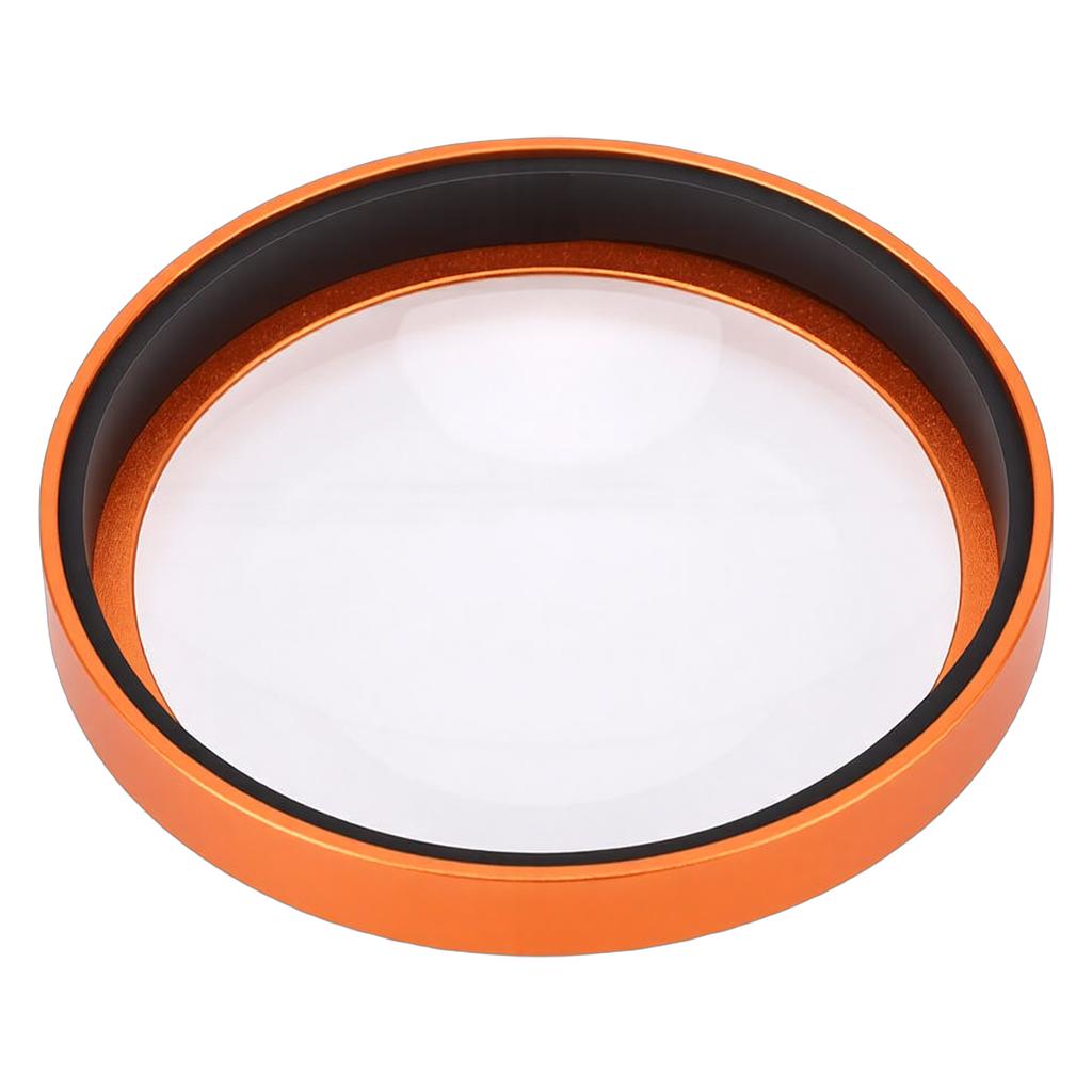 Macro Filter Fit for DJI Action 6 Action Camera Orange Color Aluminum Frame HD Coating Optical Glass 15X Magnification