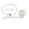 FH.bird September birthstone bracelet women Eternal Love Silver 925 metal allergy compatible double chain adjustable length
