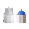 Silicone Mold For DIY Santorini Blue Dome Church Storage Jar Crafting Resin Cement Casting Jewelry Holder Gift