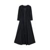 Rap Waistband Detail Long Dress Aq3Wo862