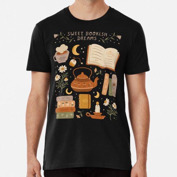 

Sweet Bookish Dreams S to 5XL Made in the AU/USA T-Shirt 3XL