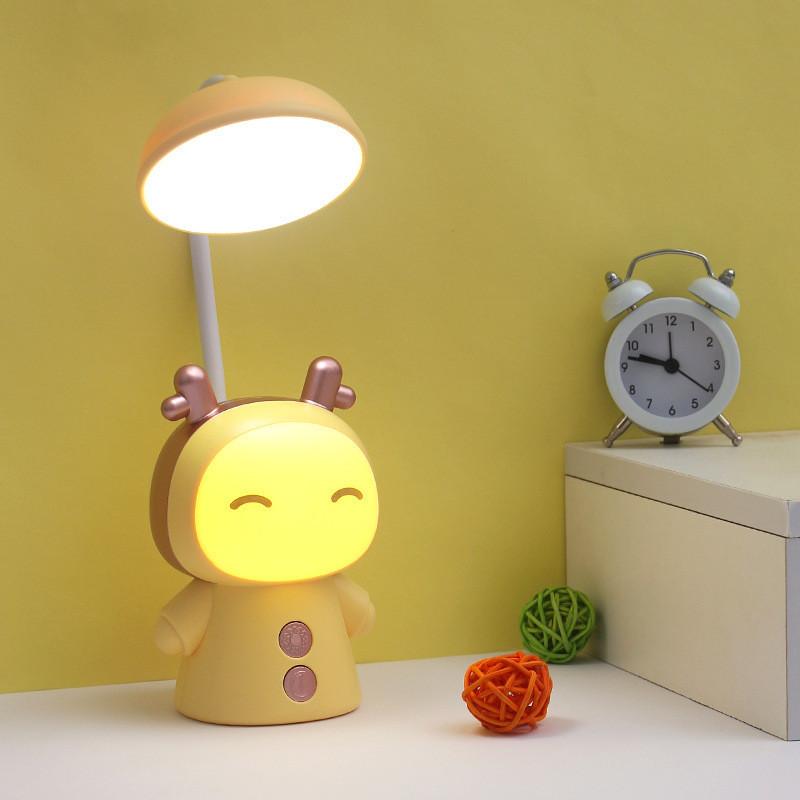 Cartoon Student Cute Dormitory Creative Atmosphere Night Light Charging Usb