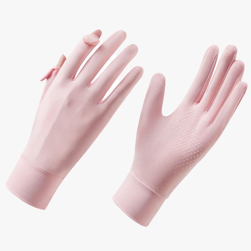 Sunscreen Gloves for Women with Ultraviolet Rays Summer Electric Car Anti Slip Thin Touch Screen Riding Sunscreen Gloves for Women