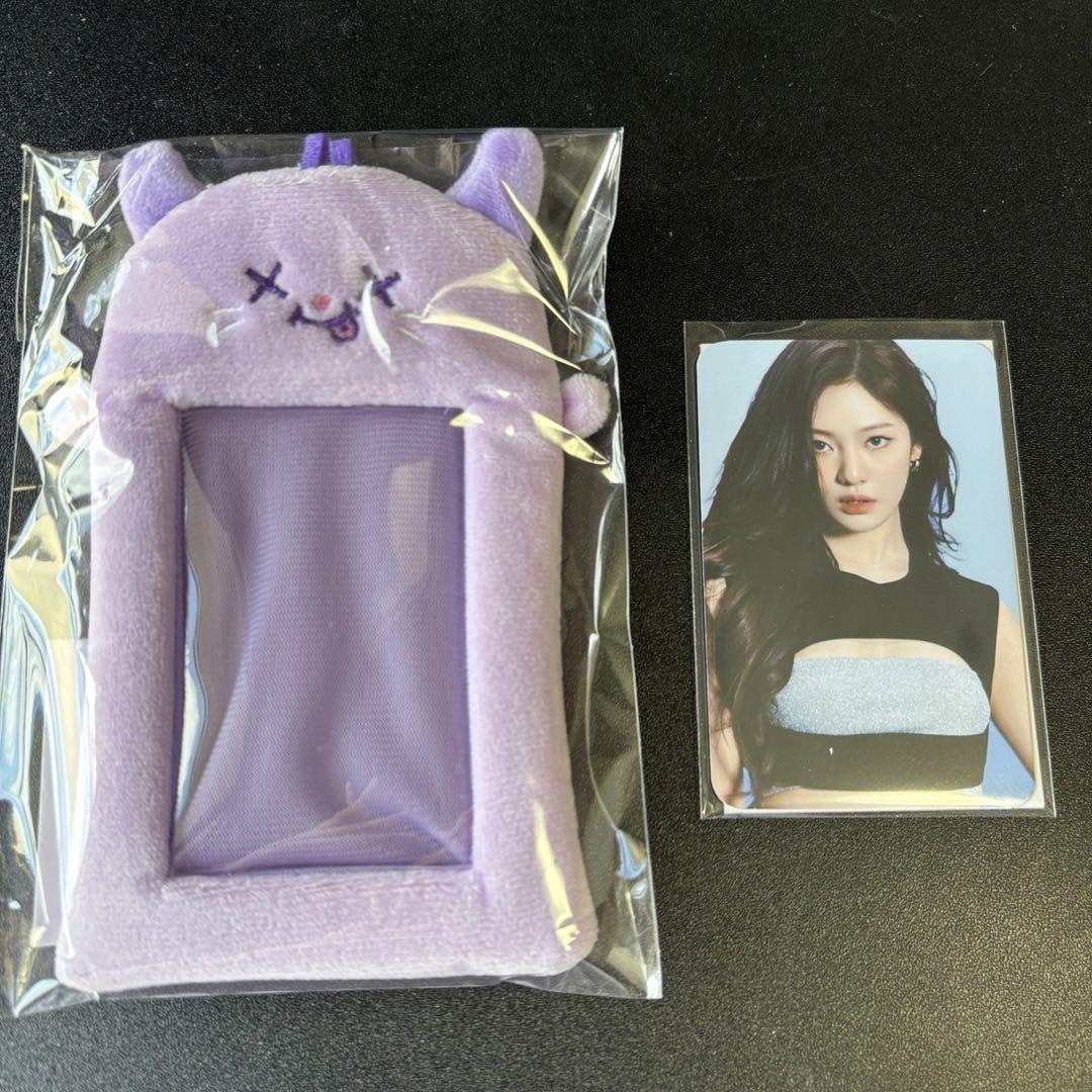 

[USED] aespa NinNin Photo Card Holder Uncon Seoul Con with Trading Card