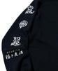 [go Slow Caravan] 352608 Air-Spun Fleece Crew Sweatshirt, Cat and Beer, Black, Size M