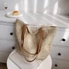Summer Woven Bags Women's New Seaside Vacation Large-capacity Straw Woven Bags Versatile Commuter Tote Bags