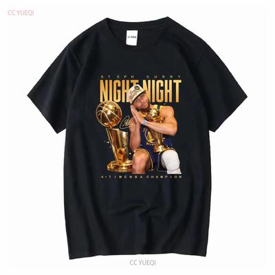 Steph Curry T Shirt Stephen Night Vintage Basketball Long Sleeves Vintage Washed Soft Stylish Breathable Top For Everyday Wear