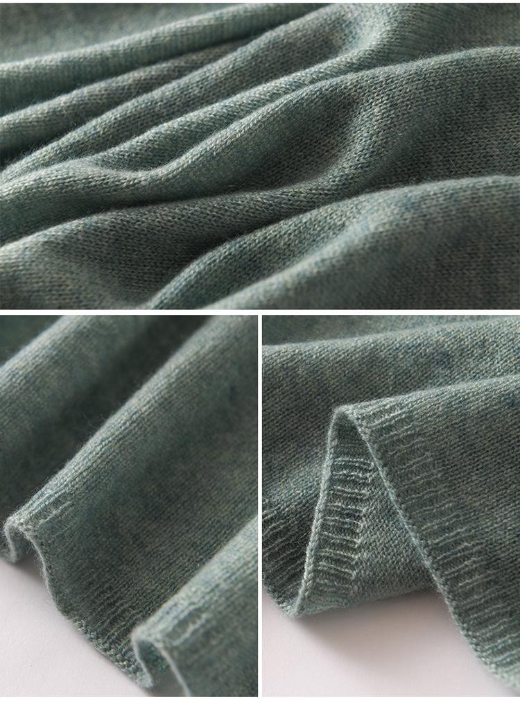 Unisex Cashmere Scarf: Cozy Autumn Winter Knit Neck Gaiter & Shawl