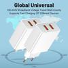 QC3.0 Dual USB 2-Port Phone Charger 2.4A, US/EU/UK Standard