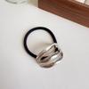 Minimalist Metal Hair Ring - New Korean Style High-End Ponytail Tie Rubber Band.