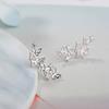 BELLA BOX New Trendy Delicate Bow Stud Earring For Women Cute Hollow Out Butterfly Beautiful Birthday Valentines Gift For Girl