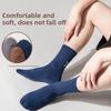 Men's Autumn and Winter Heel Letter Sports Sweat Absorbing Tube Socks