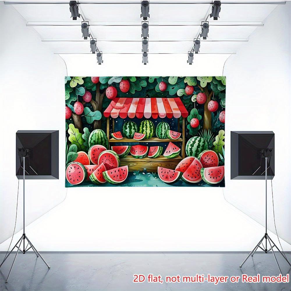 2D plane, 2D plane printing party banner 1 piece Watermelon standXY