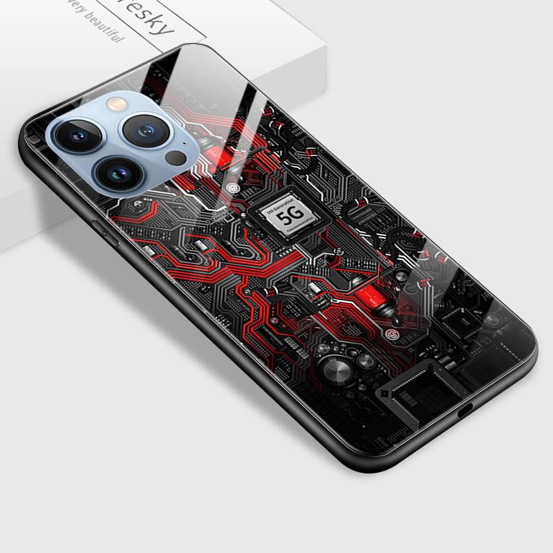 Etui na telefon ze szkła hartowanego dla Samsung A12 A16 A32 A53 S20FE S23 S25 Honor20 X6A 90Lite 9X Huawei Y9Prime2019 P30Lite Miękkie krawędzie Odporne na wstrząsy Gładka skorupa