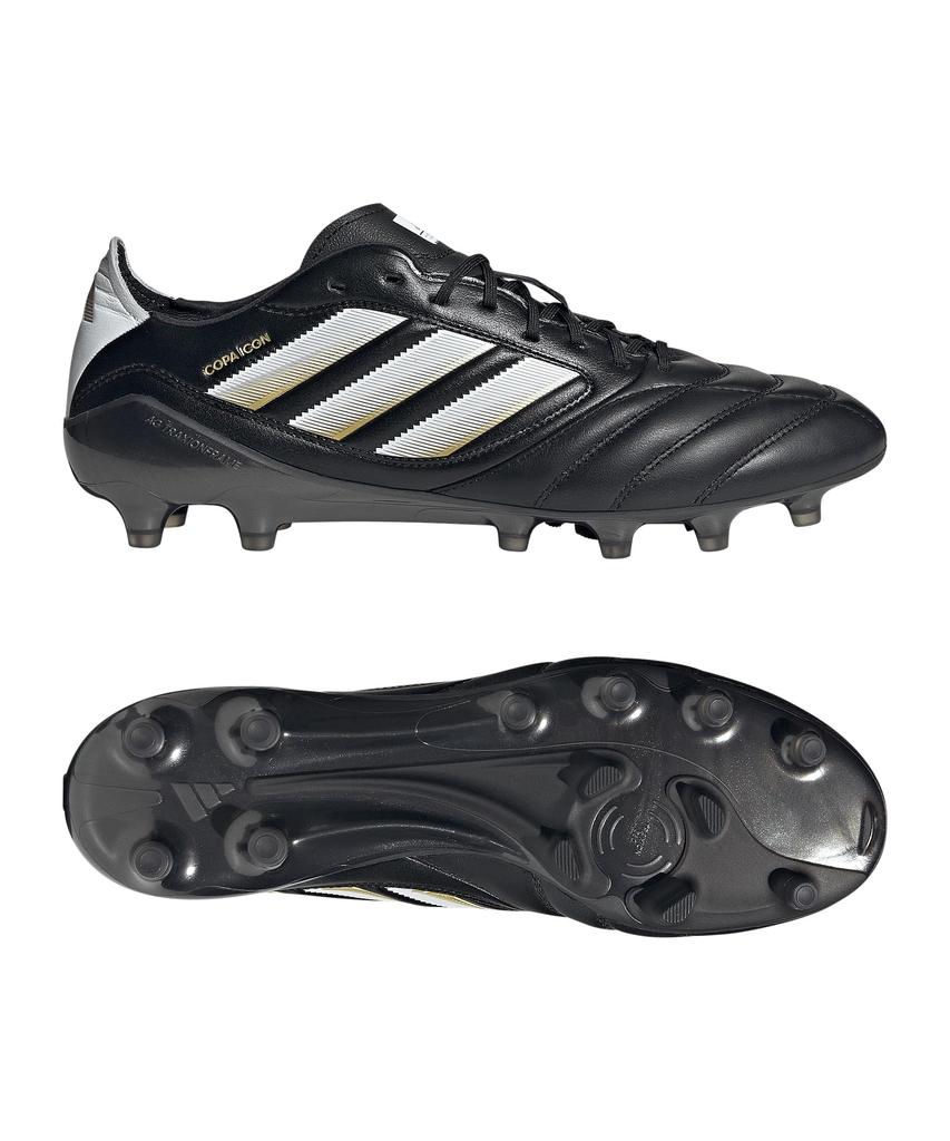 Adidas COPA ICON 2 Soccer 25SS Core Size FG/AG Cleats, (JI2439), Black, 27.0cm