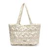 Large Capacity Quilted Heart Bag Korean Women's Handbag Casual Puffy Tote Bag  Girls
