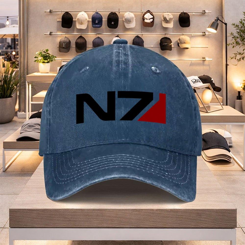 N Logo Baseball Cap for Unisex and Women Lightweight Adjustable Spring Summer Hat