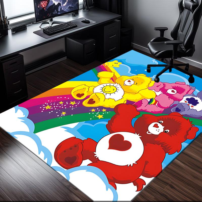 1PC Love Bears Rug for Livingroom,Bedroom, Palyroom, Chair Rug, Area Rug, Game Carpet, Large Size Rug Fan Christmas Gift