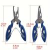 1pc Red Multifunction Fishing Tools Accessories for Goods Winter Tackle Pliers Vise Knitting Flies Scissors Braid Set Fish Tongs