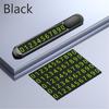 1PC Car Temporary Parking Card Phone Number Plate Auto Luminous Parking License Numbers Can Be Hidden Car Accessories Interior