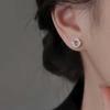 Geometric stud earrings light luxury ear hole earrings niche high sense design style versatile simple earrings