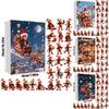 Christmas Countdown Blind Box With Monkey Christmas Tree Ornaments For Holiday Decor