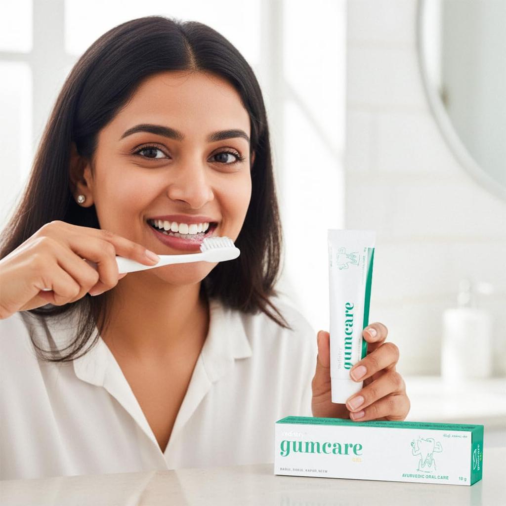 Vedistry Gumcare Gel Toothpaste 50 Gm X Pack of 3 for Natural Gum Strength, Oral Wellness & Sensitivity Protection