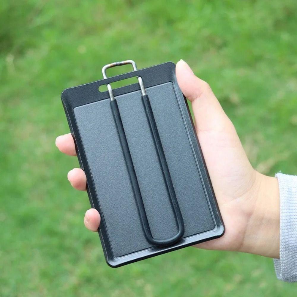 Non-stick Grill Pan Mini Grill Pan Cheese Pan Barbecue Tray Camping Frying Pan  Hiking